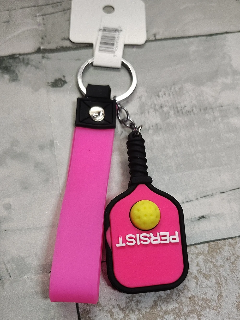 Pickleball Paddle Keychain - Multiple Colors  Paddle & Ball Keyring